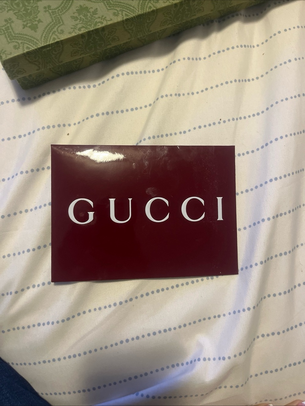 Gucci Navy Baby Sweatshirt and jogger pants with Red & Green Center Stripe - Picture 3 of 3